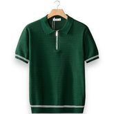 SaintGarnier™ | Porto Classic Zip Polo – Modern Heritage