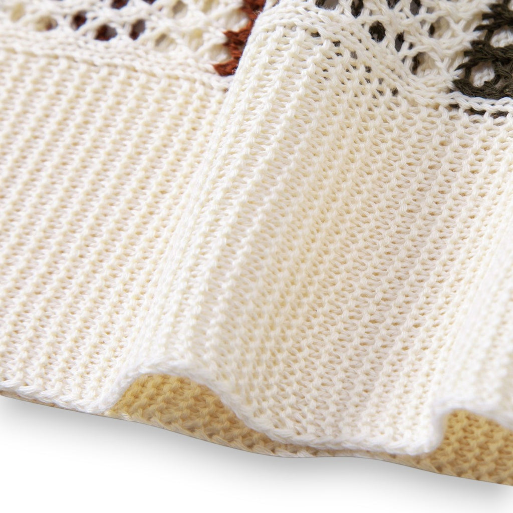 SaintGarnier™ | Portofino Crochet Set – Polo & Linen Pants