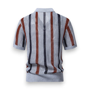 SaintGarnier™ | Portofino Crochet Set – Polo & Linen Pants