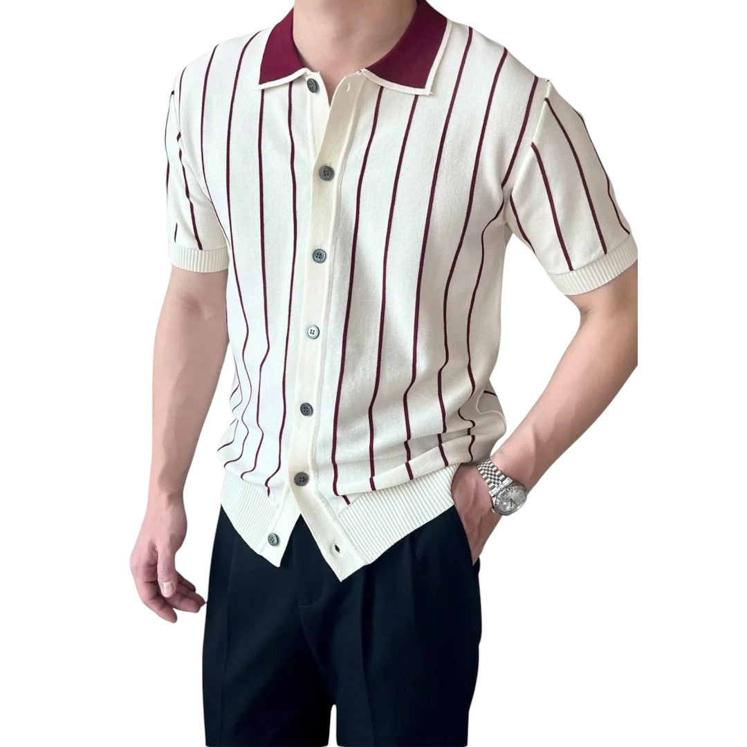 SaintGarnier™ | Portofino Retro Knit Polo