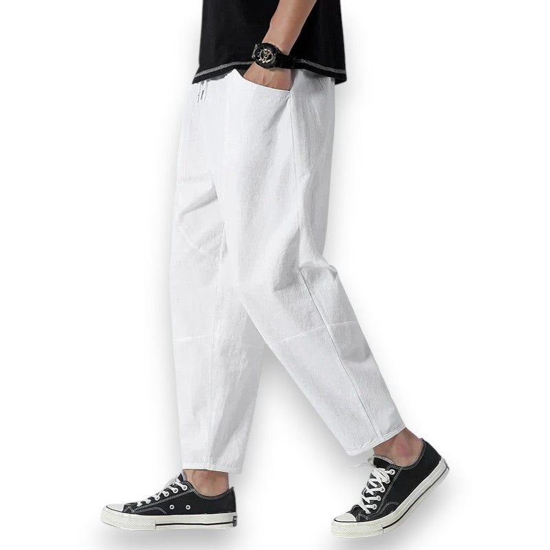 SaintGarnier™ | Raoul Linen-Cotton Pants