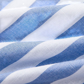 SaintGarnier™ | Riviera Striped Summer Set – Casual Shirt & Trousers