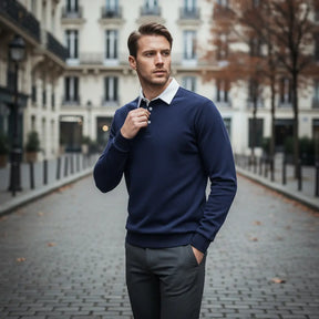 SaintGarnier™ | Riviera Polo Sweater