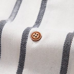 SaintGarnier™ | Sand Stripes Summer Set – Relaxed Shirt & Trousers