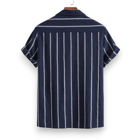 SaintGarnier™ | Sand Stripes Summer Set – Relaxed Shirt & Trousers