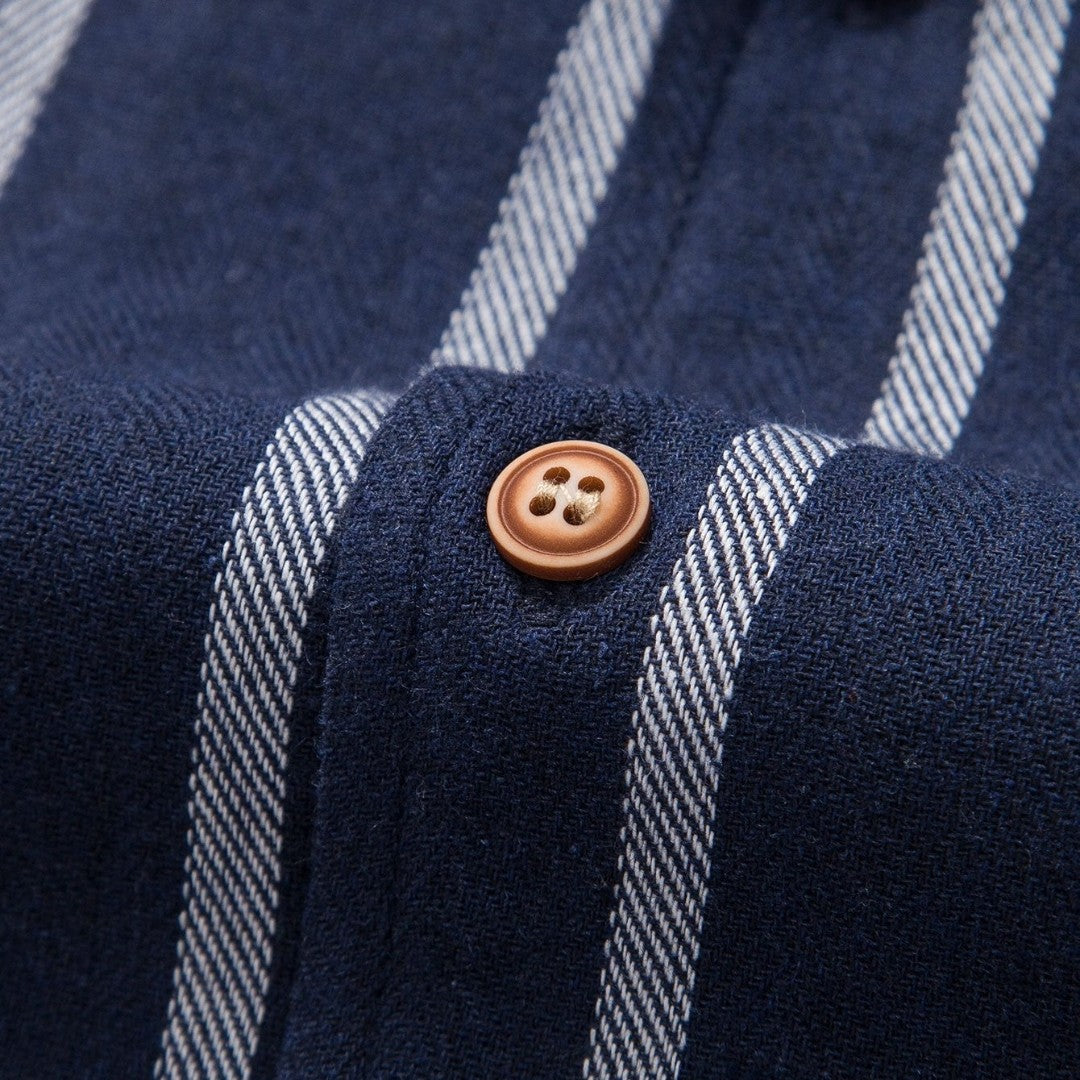 SaintGarnier™ | Sand Stripes Summer Set – Relaxed Shirt & Trousers