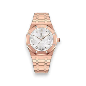 SaintGarnier™ | Santorini Elite Quartz – Rose Gold Stainless Steel, 41mm