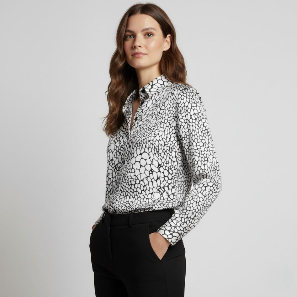 SaintGarnier™ | Satin Muse Blouse