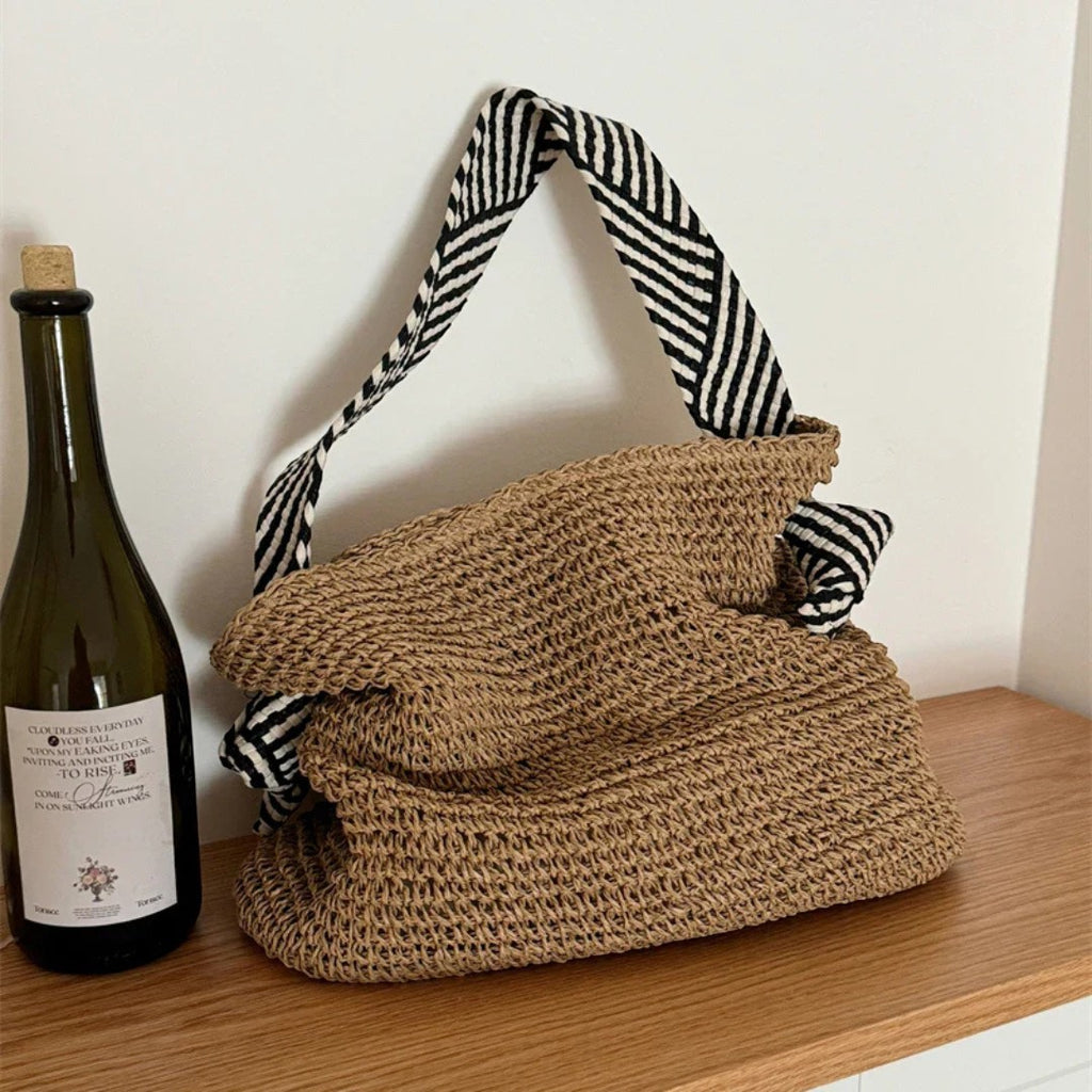 SaintGarnier™ | Solara Woven Tote