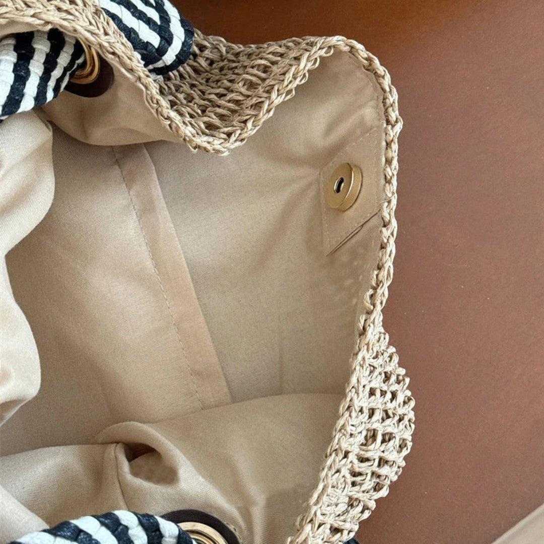 SaintGarnier™ | Solara Woven Tote