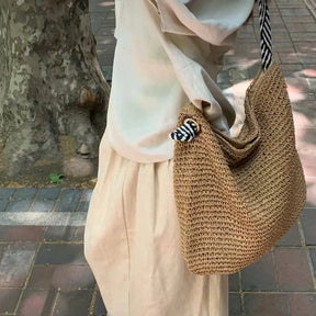 SaintGarnier™ | Solara Woven Tote