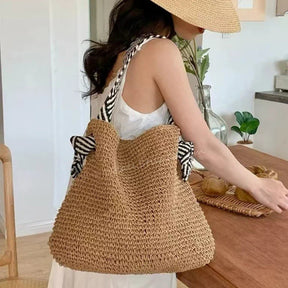 SaintGarnier™ | Solara Woven Tote