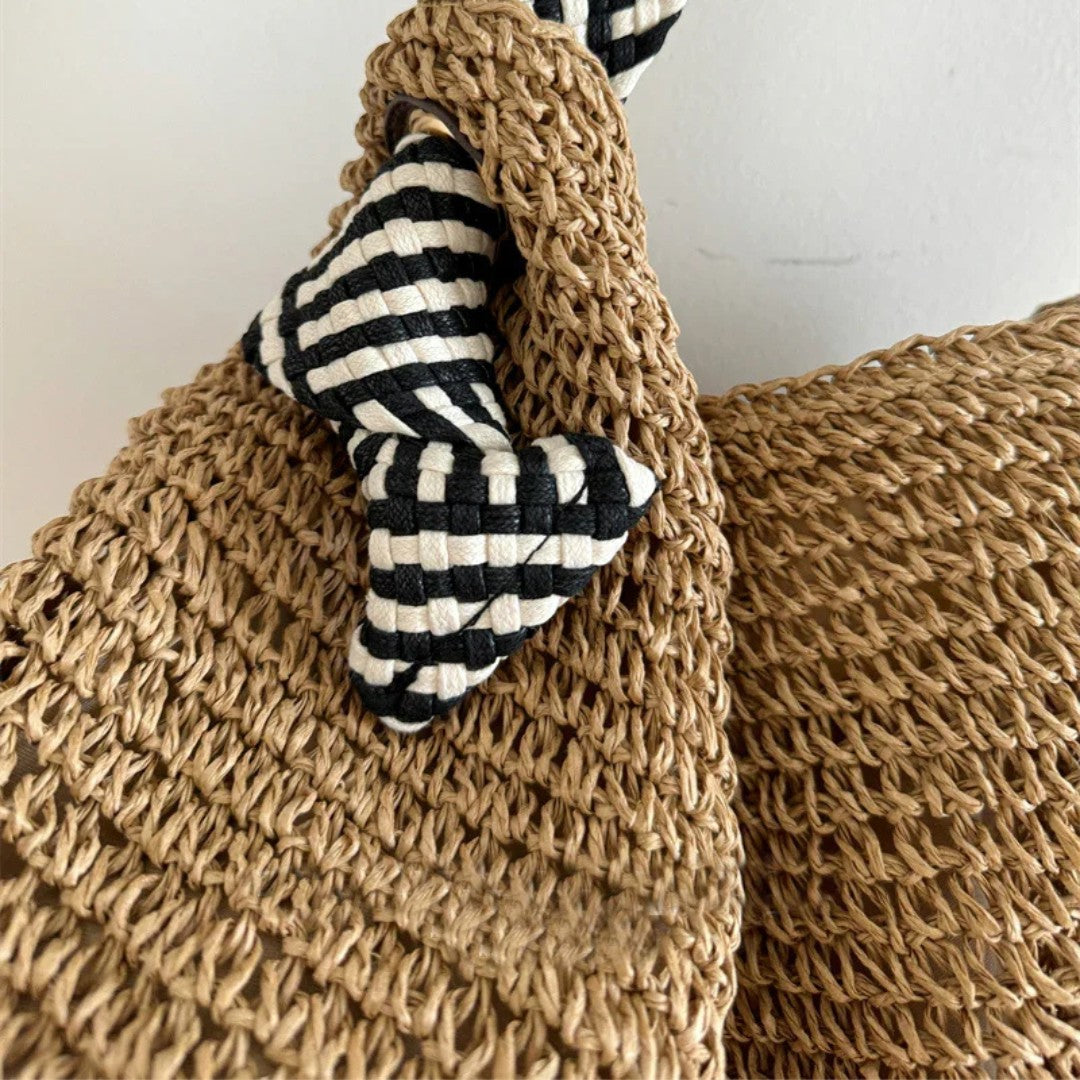 SaintGarnier™ | Solara Woven Tote