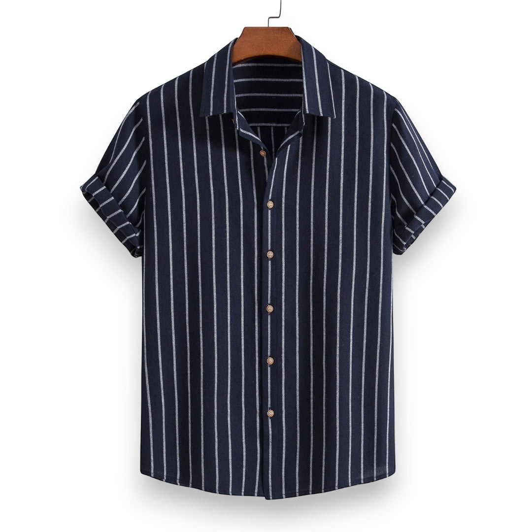 SaintGarnier™ | Striped Summer Set – Shirt & Pants for Effortless Style