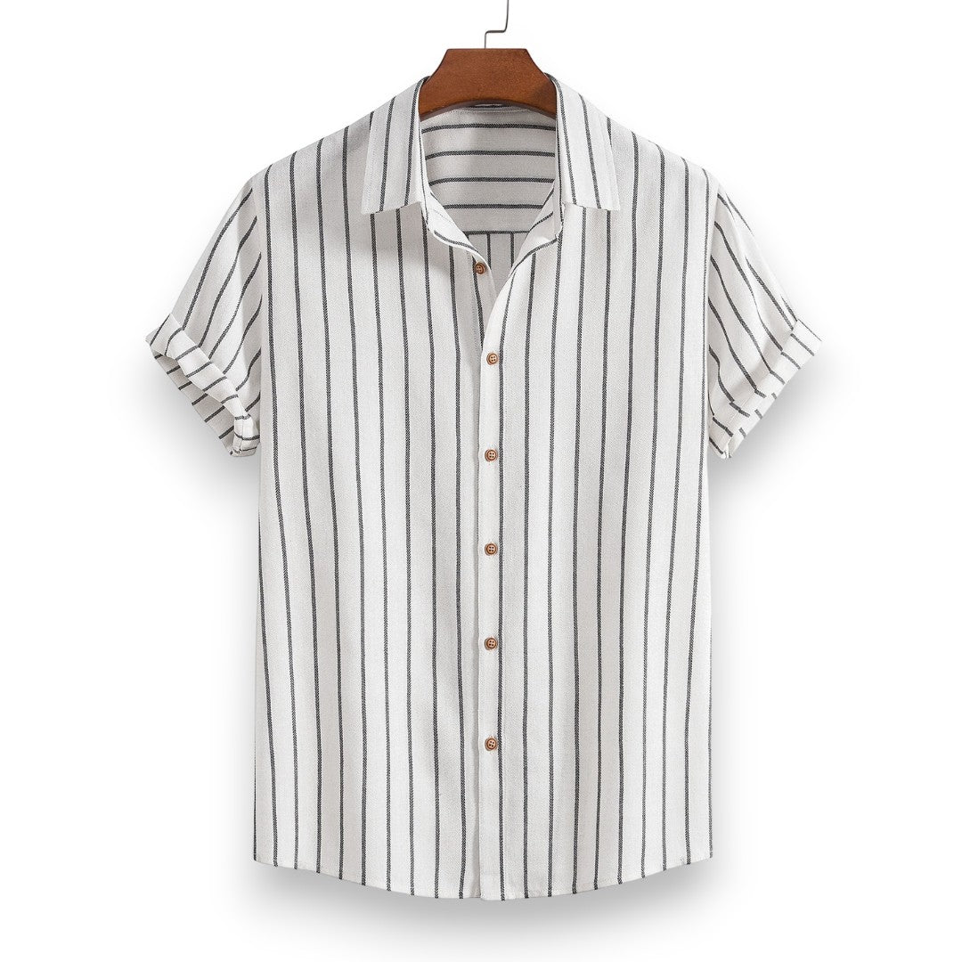 SaintGarnier™ | Striped Summer Set – Shirt & Pants for Effortless Style