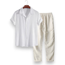 SaintGarnier™ | Urban Stripes Summer Set – Shirt & Trousers