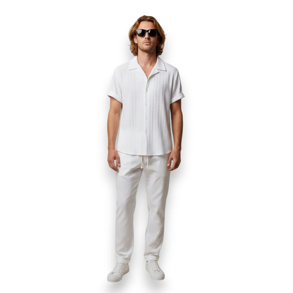 SaintGarnier™ | Urban Stripes Summer Set – Shirt & Trousers