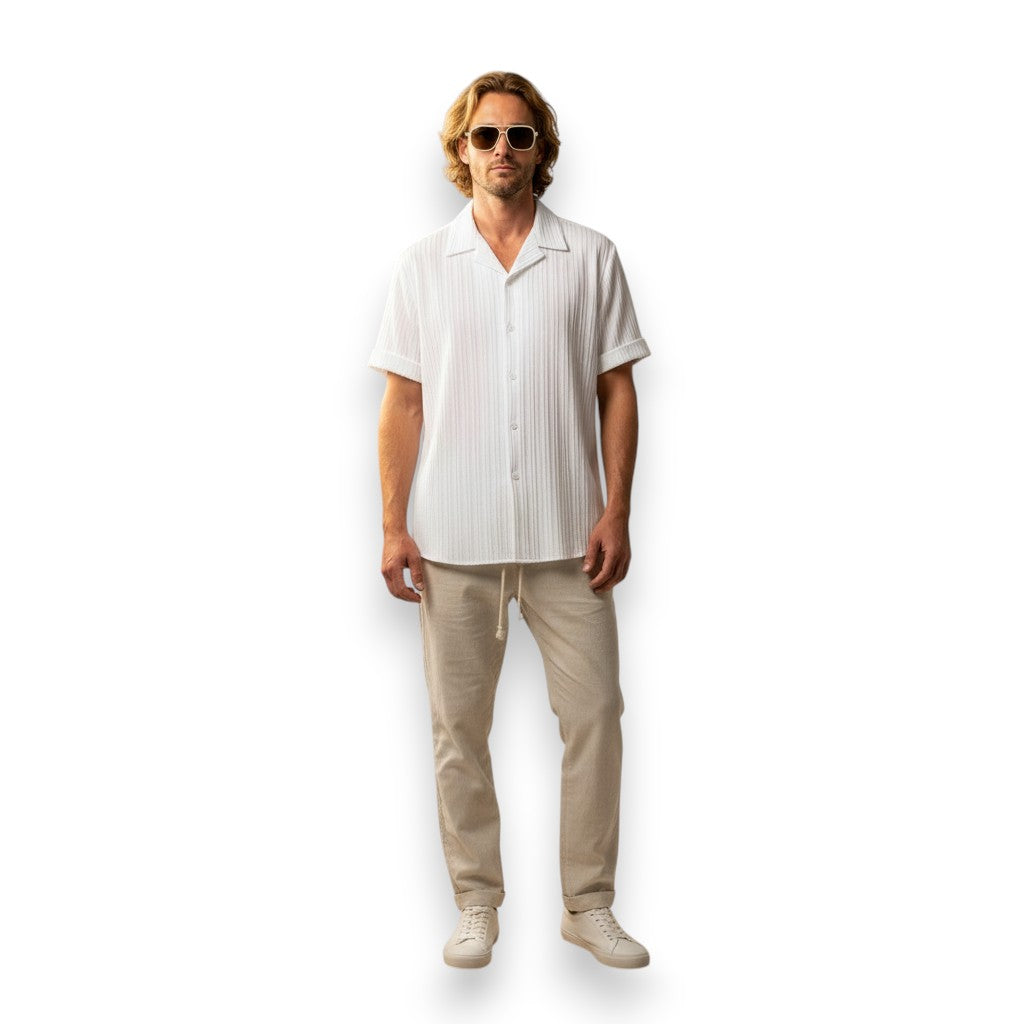 SaintGarnier™ | Urban Stripes Summer Set – Shirt & Trousers