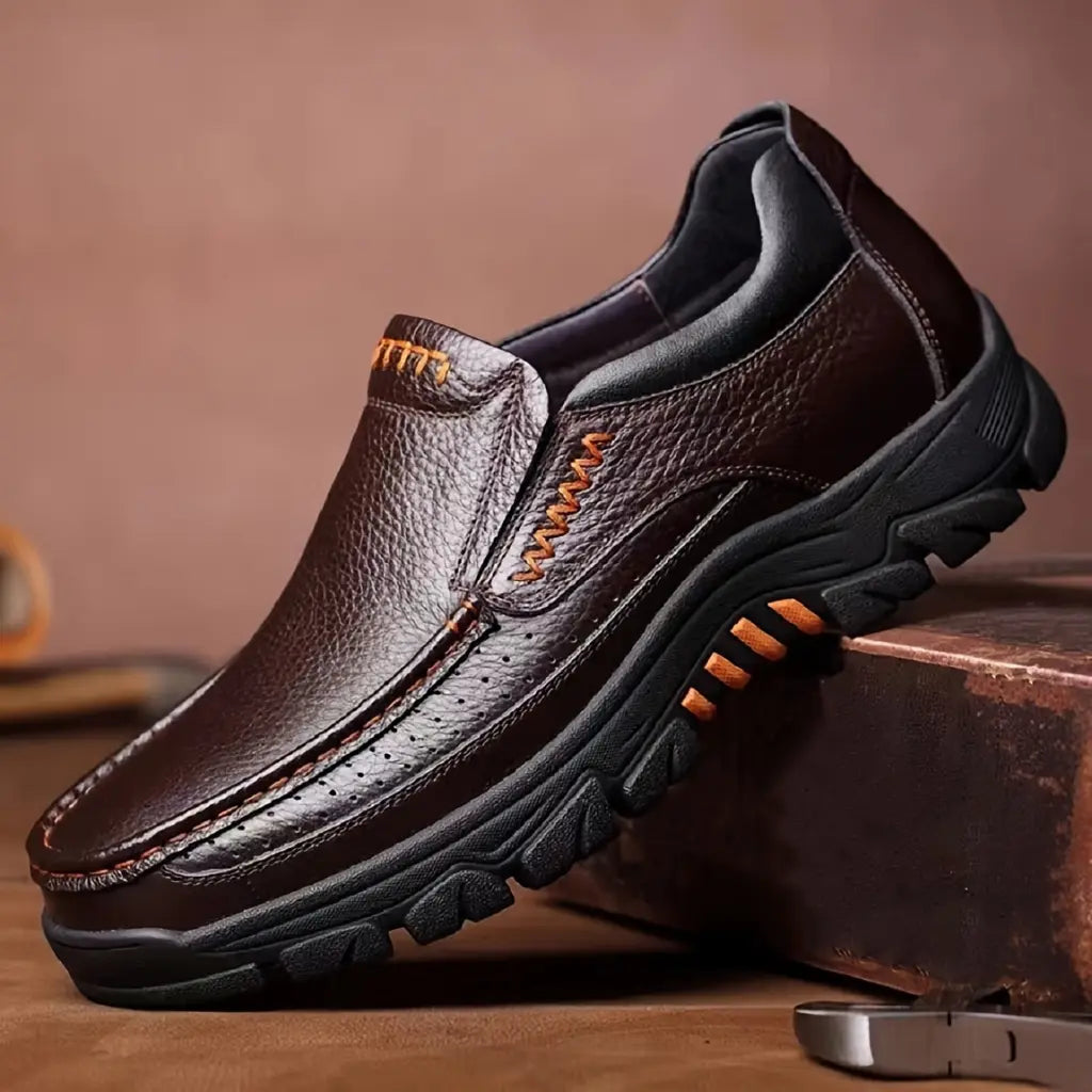 SaintGarnier™ | Urbano Slip-On Leather Shoes – Everyday Comfort