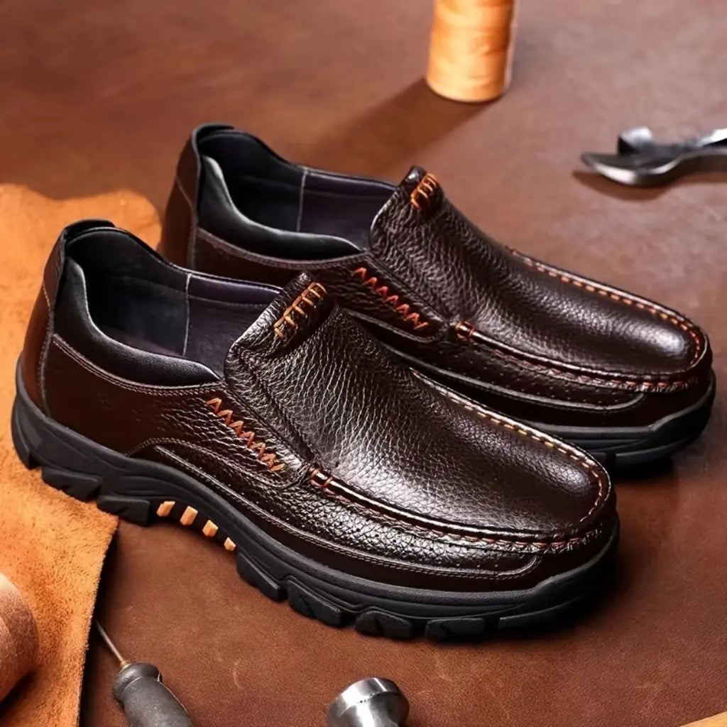 SaintGarnier™ | Urbano Slip-On Leather Shoes – Everyday Comfort