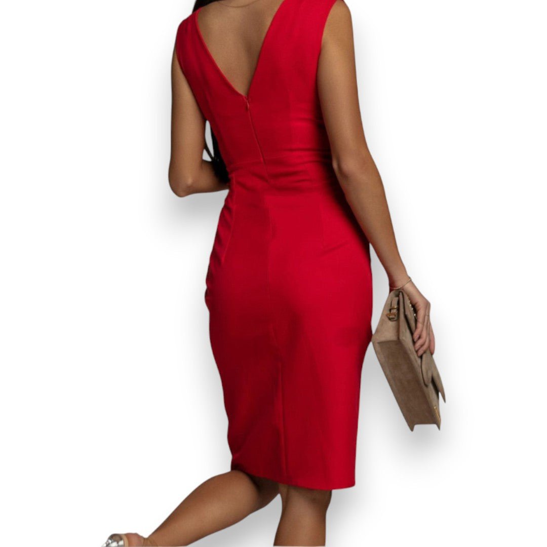 SaintGarnier™ | Valentina V-Neck Dress