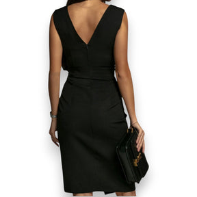 SaintGarnier™ | Valentina V-Neck Dress