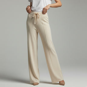 SaintGarnier™ | Verona Wide-Leg Knit Pants
