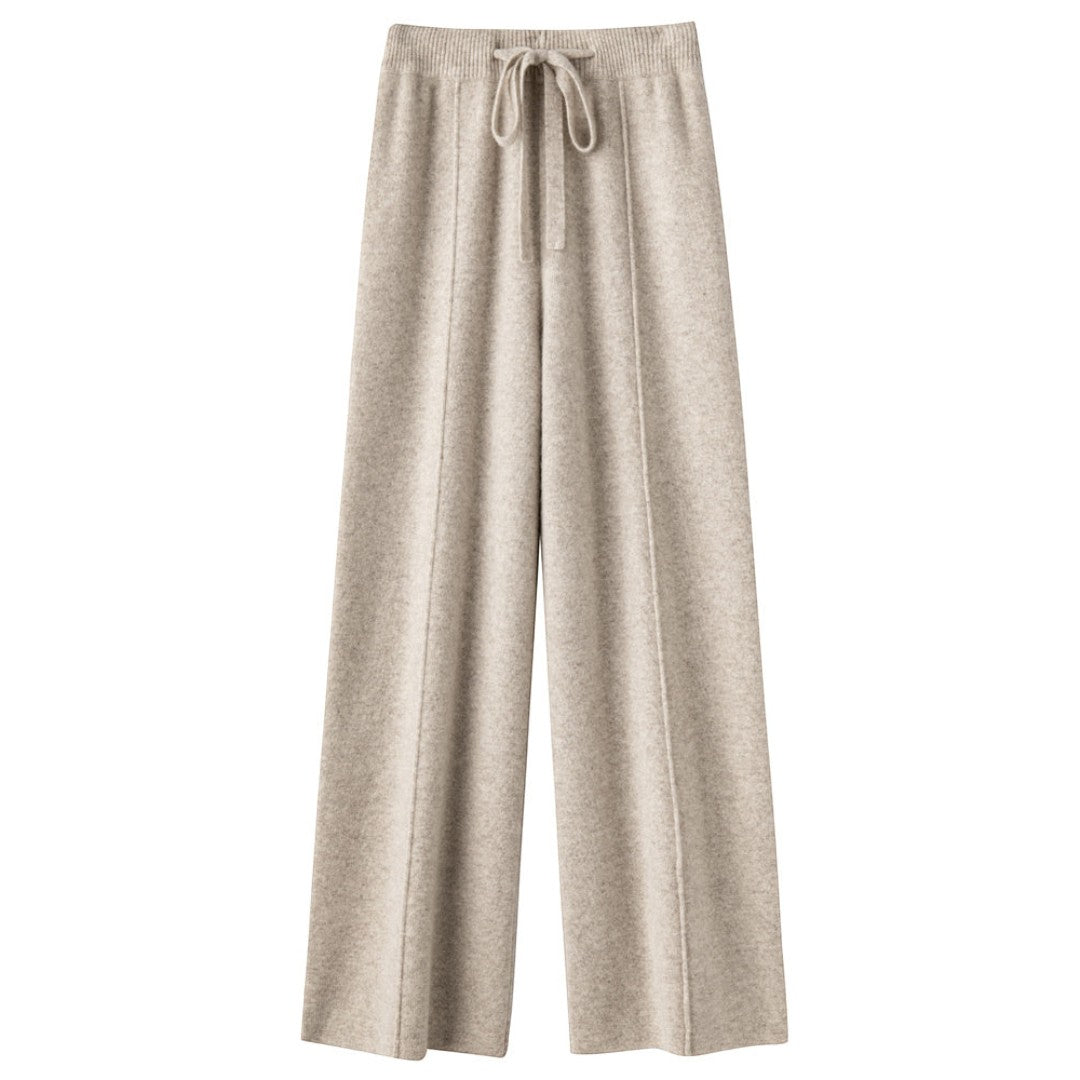 SaintGarnier™ | Verona Wide-Leg Knit Pants