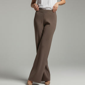 SaintGarnier™ | Verona Wide-Leg Knit Pants
