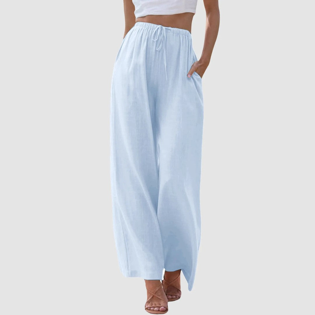 SaintGarnier™ | Verona Wide-Leg Pants