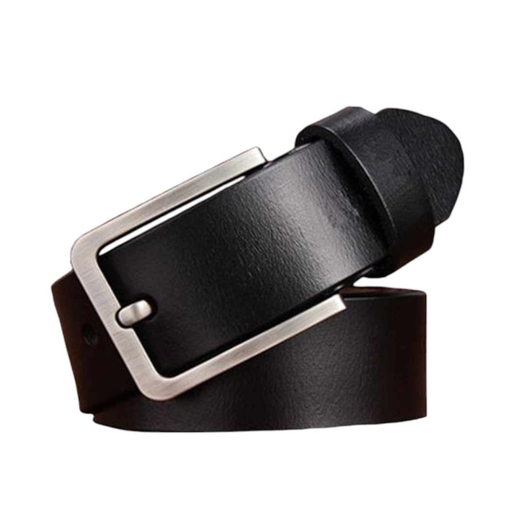 SaintGarnier™ | Vintage Cowhide Leather Belt – Classic Durability