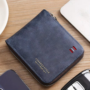 SaintGarnier™ | Vintage Guard PU Leather Wallet – Secure & Slim
