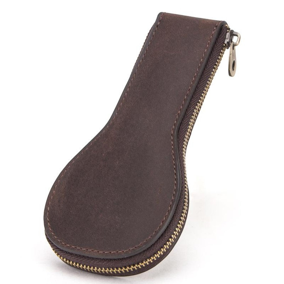 SaintGarnier™ | Vintage Leather Watch Travel Case – Timeless Protection