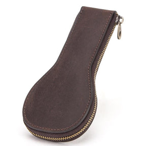 SaintGarnier™ | Vintage Leather Watch Travel Case – Timeless Protection