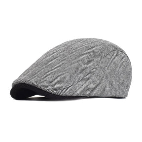 SaintGarnier™ | Windsor Herringbone Flat Cap