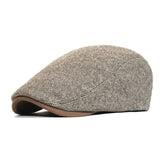SaintGarnier™ | Windsor Herringbone Flat Cap