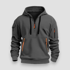 SaintGarnier™ Antoine – Men’s Half Zip Fleece Hoodie