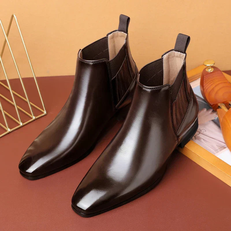SaintGarnier™ | Men’s Leather Ankle Boots