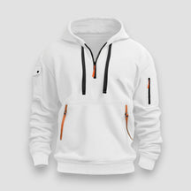 SaintGarnier™ Antoine – Men’s Half Zip Fleece Hoodie