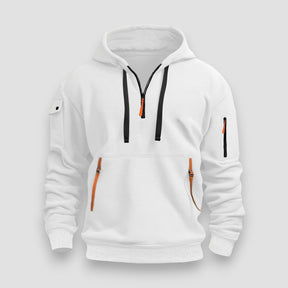 SaintGarnier™ Antoine – Men’s Half Zip Fleece Hoodie