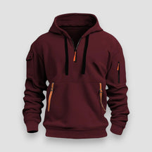 SaintGarnier™ Antoine – Men’s Half Zip Fleece Hoodie