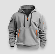 SaintGarnier™ Antoine – Men’s Half Zip Fleece Hoodie