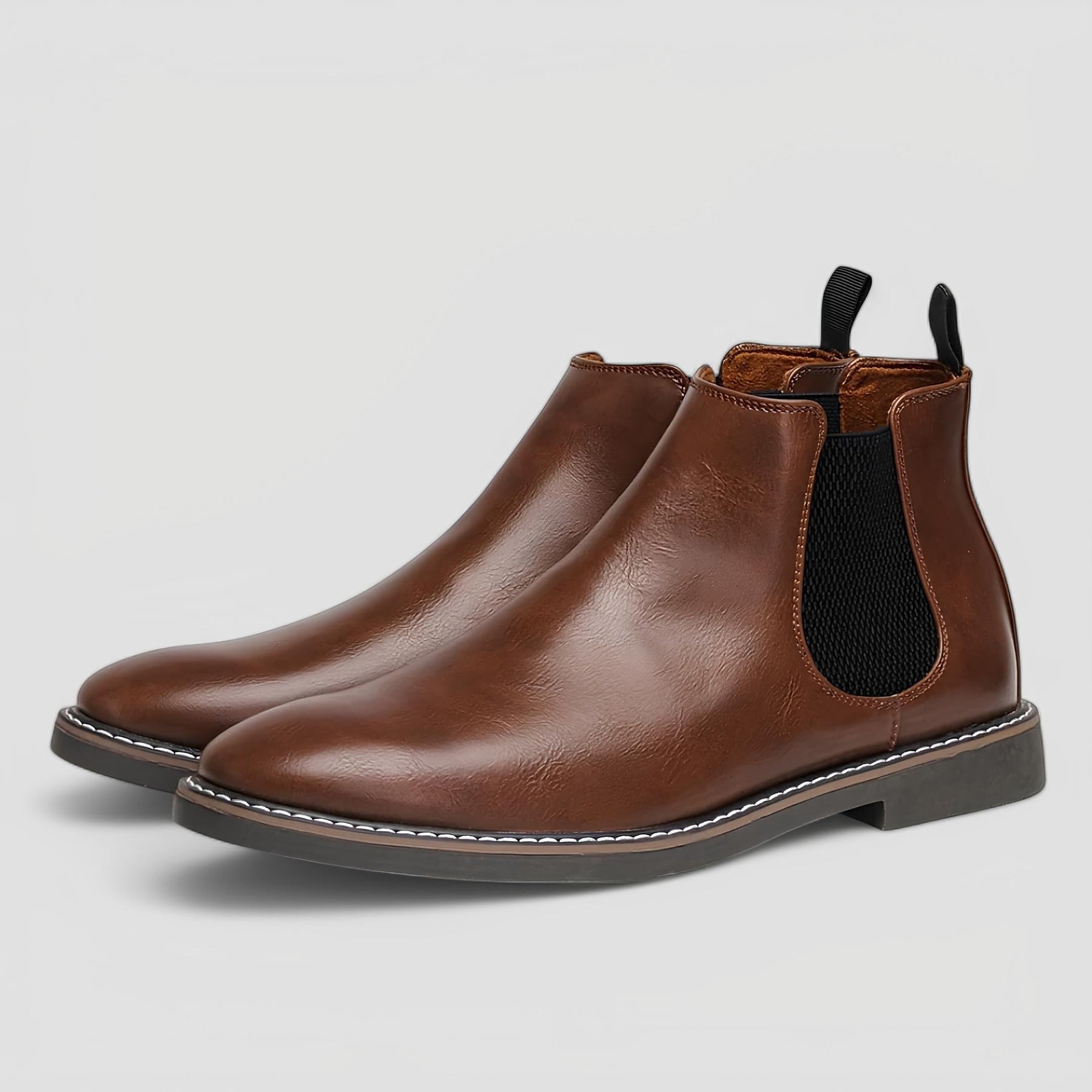 SaintGarnier™ | Men’s Leather Chelsea Boots