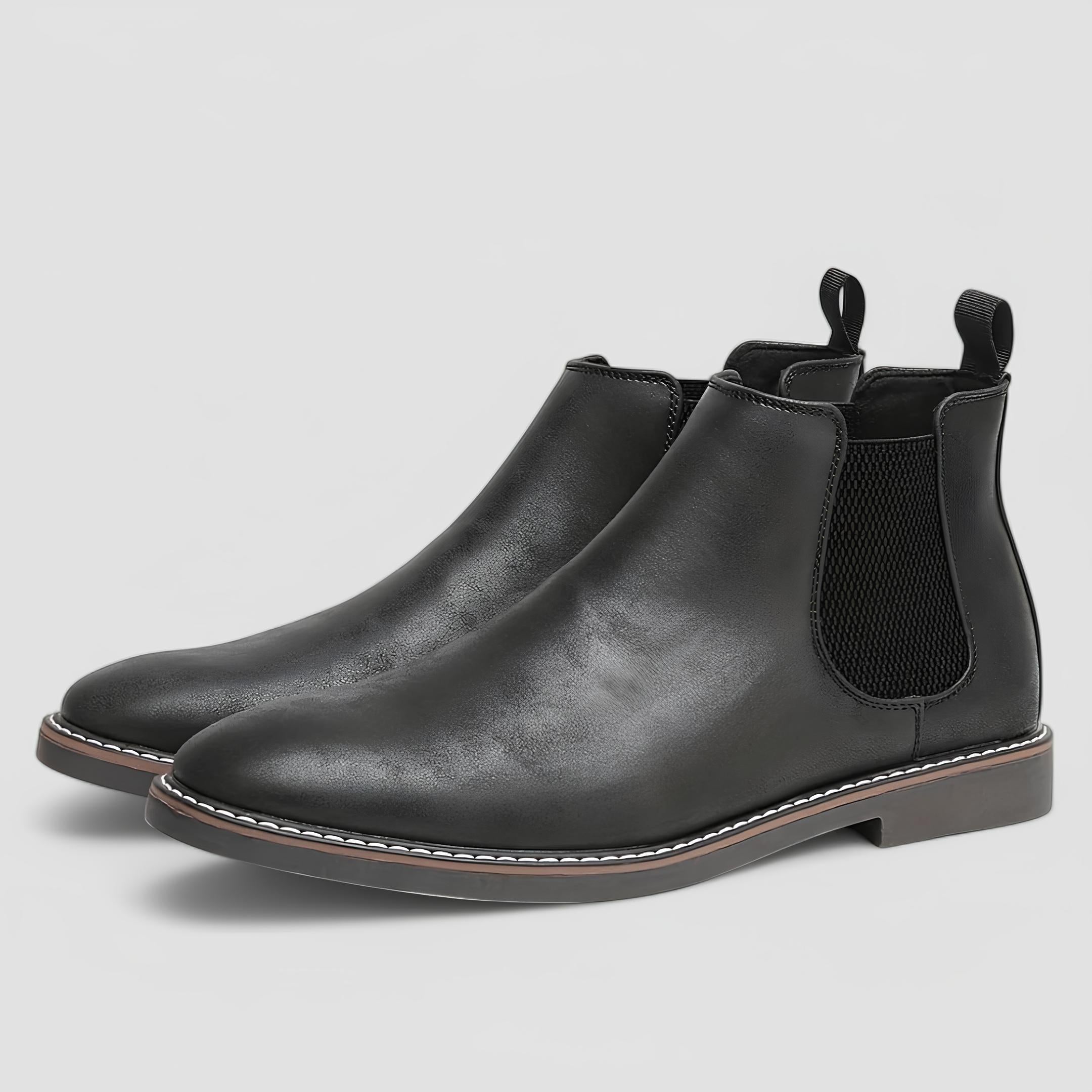 SaintGarnier™ | Men’s Leather Chelsea Boots