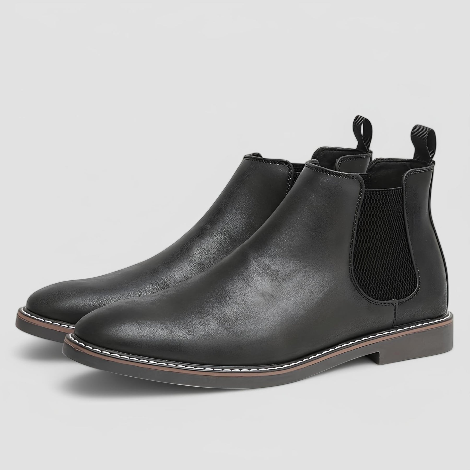 SaintGarnier™ | Men’s Leather Chelsea Boots